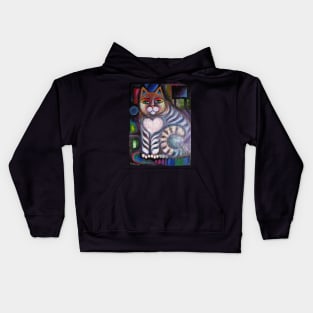 New Rainbow cat after a make over Kids Hoodie